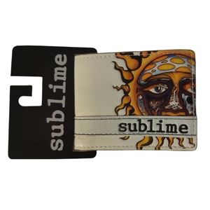 Sublime Sun Logo Faux Leather Bifold Wallet